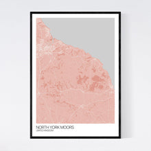 Load image into Gallery viewer, North York Moors Region Map Print