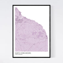 Load image into Gallery viewer, North York Moors Region Map Print