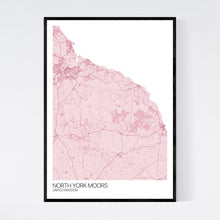 Load image into Gallery viewer, North York Moors Region Map Print