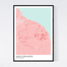 Load image into Gallery viewer, North York Moors Region Map Print