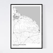Load image into Gallery viewer, North York Moors Region Map Print