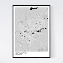 Load image into Gallery viewer, Northampton City Map Print