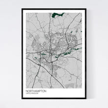 Load image into Gallery viewer, Northampton City Map Print