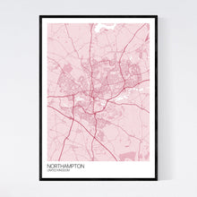 Load image into Gallery viewer, Northampton City Map Print