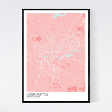 Load image into Gallery viewer, Northampton City Map Print