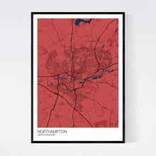 Load image into Gallery viewer, Northampton City Map Print