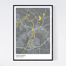 Load image into Gallery viewer, Northwich City Map Print