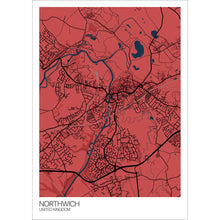 Load image into Gallery viewer, Map of Northwich, United Kingdom