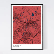 Load image into Gallery viewer, Map of Northwich, United Kingdom