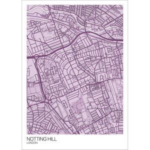 Map of Notting Hill, London