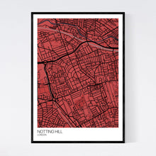 Load image into Gallery viewer, Notting Hill Neighbourhood Map Print