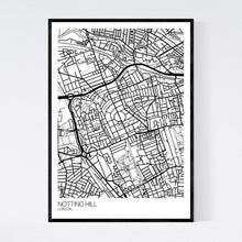 Load image into Gallery viewer, Notting Hill Neighbourhood Map Print