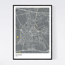 Load image into Gallery viewer, Novara City Map Print