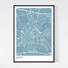 Load image into Gallery viewer, Novara City Map Print