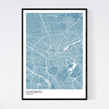 Load image into Gallery viewer, Nuremberg City Map Print