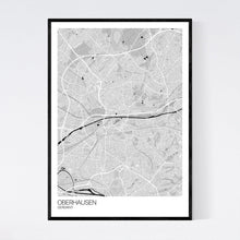 Load image into Gallery viewer, Oberhausen City Map Print