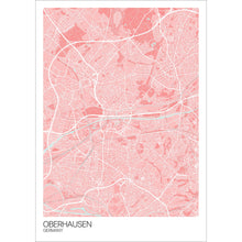 Load image into Gallery viewer, Map of Oberhausen, Germany