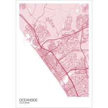 Load image into Gallery viewer, Map of Oceanside, California