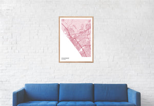 Map of Oceanside, California