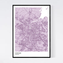 Load image into Gallery viewer, Odense City Map Print