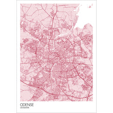 Load image into Gallery viewer, Map of Odense, Denmark