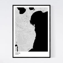 Load image into Gallery viewer, Odesa City Map Print