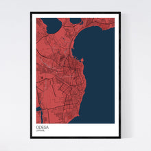 Load image into Gallery viewer, Map of Odesa, Ukraine