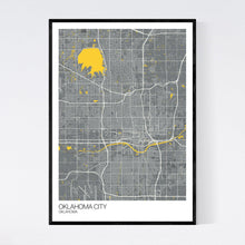 Load image into Gallery viewer, Map of Oklahoma City, Oklahoma