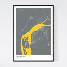 Load image into Gallery viewer, Old Bagan City Map Print
