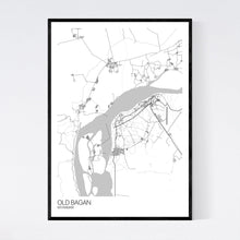 Load image into Gallery viewer, Old Bagan City Map Print