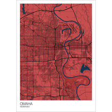 Load image into Gallery viewer, Map of Omaha, Nebraska