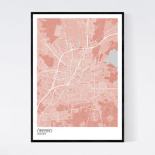 Load image into Gallery viewer, Örebro City Map Print