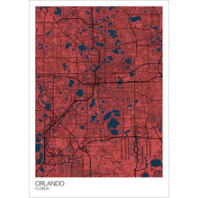 Load image into Gallery viewer, Map of Orlando, Florida