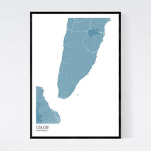 Load image into Gallery viewer, Oslob Region Map Print