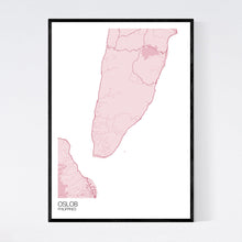 Load image into Gallery viewer, Map of Oslob, Philippines