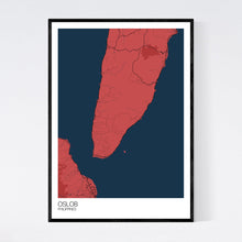 Load image into Gallery viewer, Oslob Region Map Print