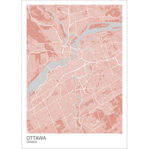 Map of Ottawa, Canada