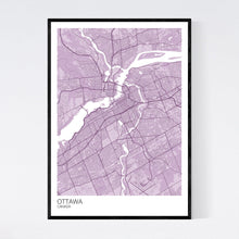 Load image into Gallery viewer, Ottawa City Map Print