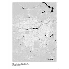 Load image into Gallery viewer, Map of Ouagadougou, Burkina Faso