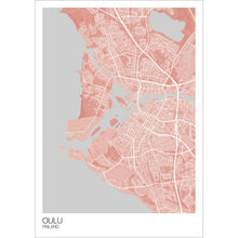 Load image into Gallery viewer, Map of Oulu, Finland