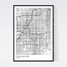 Load image into Gallery viewer, Map of Overland Park, Kansas