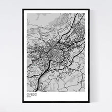 Load image into Gallery viewer, Oviedo City Map Print