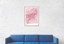 Load image into Gallery viewer, Map of Oviedo, Spain