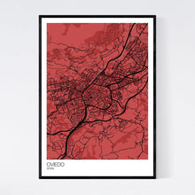 Load image into Gallery viewer, Oviedo City Map Print