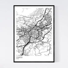 Load image into Gallery viewer, Oviedo City Map Print