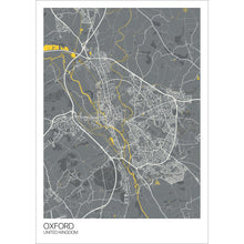 Load image into Gallery viewer, Map of Oxford, United Kingdom