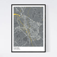 Load image into Gallery viewer, Map of Oxford, United Kingdom