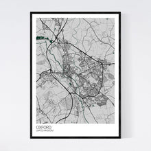 Load image into Gallery viewer, Oxford City Map Print