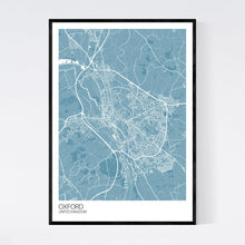Load image into Gallery viewer, Oxford City Map Print