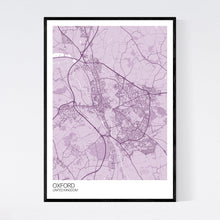 Load image into Gallery viewer, Oxford City Map Print